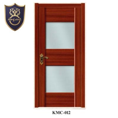 China Waterproof Wooden Window Door Patterns With Frosted Glass For Kitchen Room for sale