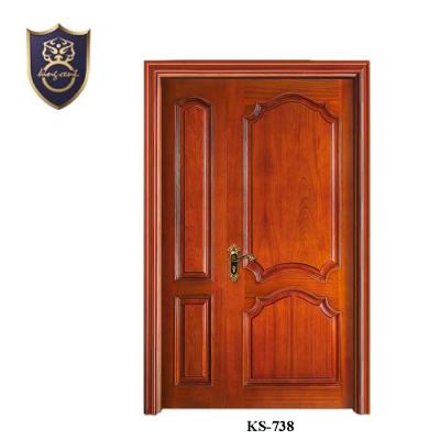 China Modern High Quality Double Leaf Base Track Door Solid Wood Door Design for sale