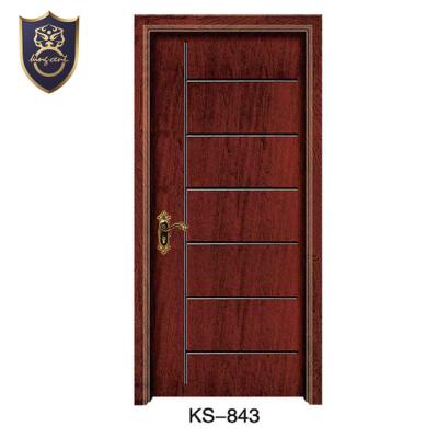 China Weatherproof Swing Open Style And Interior Door Standing Veneer Wood Design for sale