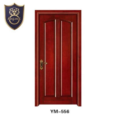 China Modern design modern mahogany morden polished solid wood entry doors for sale