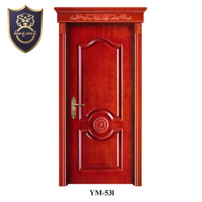 China Kerala Home Interior Doors Solid Wood Door Environmental Friendly Curved Wooden Designs for sale