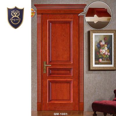 China 2021 Good Price Modern Solid Wood Veneer High Quality Plywood Interior Doors Factory Supply Paint Interior Main Entrance Door for sale