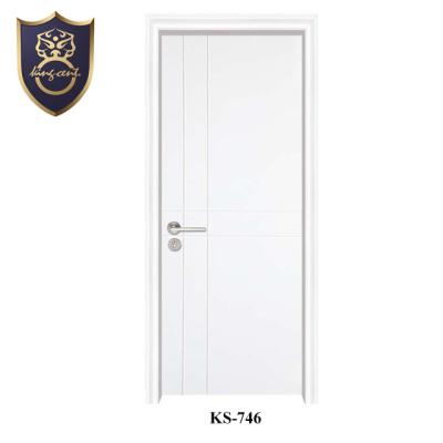 China 2022 Latest Design High Quality Solid Hardwood Door Modern Painted Pair Pattern Doors And Door Bedroom En Wood Wooden Doorsold for sale