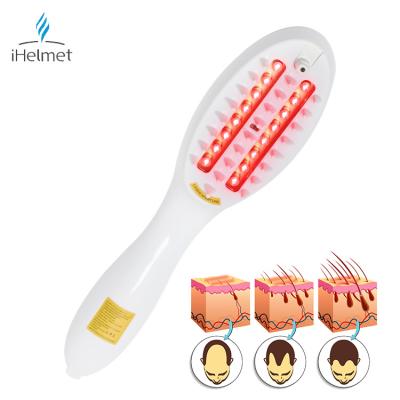 China Hair-repairing ihelmet factory luxury hair loss treatment machine led hair growth laser hair regrowth brush comb for sale