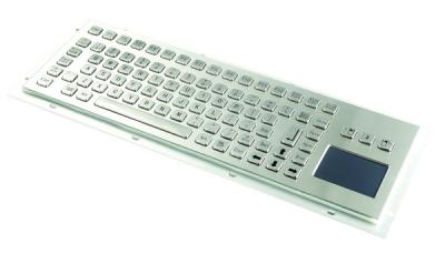 China Vandal Proof 90Keys Bank Industrial Metal Keyboard For ATM , Wired Keyboard With Touchpad for sale