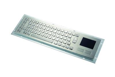 China Rugged 67 Keys Industrial Metal Keyboard With Touchpad , Self-Service Device Keyboard for sale