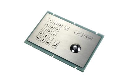 China Precision Vandalproof Metal Keyboard With Trackball , Input Devices Keyboard for sale