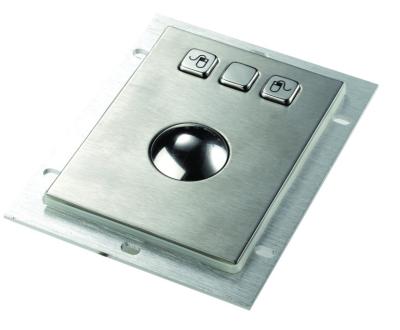 China Public Explosion Proof Metal Industrial Trackballs For Bank ATM Keyboard for sale