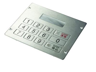 China Vandal Proof Industrial Door Access Keypad , Panel Mount Keypad With 12 Keys for sale