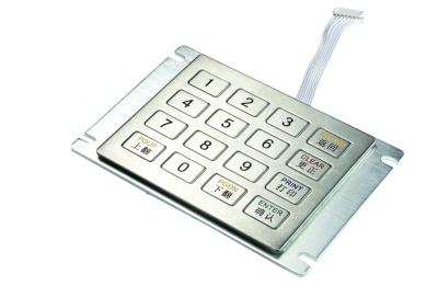 China 20 Keys Wired Stainless Steel Keyboard  for sale