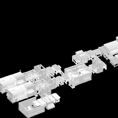 China 50MW Photovoltaic Production line Annual Capacity 25-500MW solar panel maximum power 660w for sale