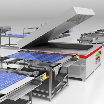 China Full Automatic Solar Panel Manufacturing Line 660w Annual Capacity 25-500MW for sale