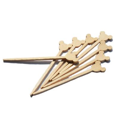 China Eco-friendly Disposable Cheap Disposable Birch Wooden Skewer Easily Cleaned for sale