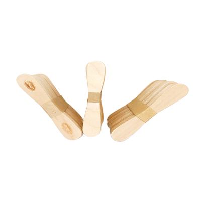 China Sustainable DIY Wooden Scoops And Stacks Ice Cream Spoon Ice Cream Outlet Factory Eco - Friendly for sale