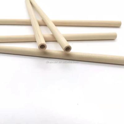 China Disposable Disposable Biodegradable Eco-Friendly Wooden Straw for sale