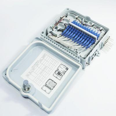 China FTTH FTTB FTTX Network FDB Equipment Terminal Box Fiber Optic Distribution Box 4core 12core 24core 48core for sale