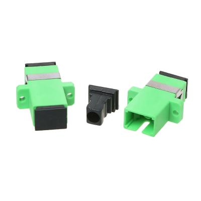 China FTTH System 0.2db Insertion Loss Ferrule SC UPC APC Singlemode Ceramic Flangeless Fiber Optic Adapter for sale