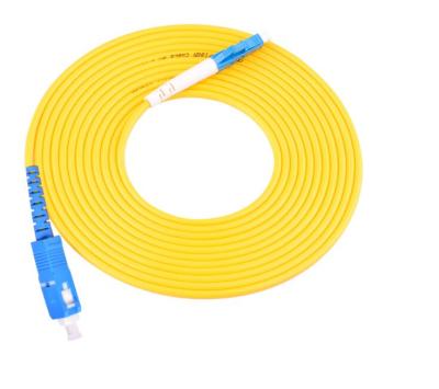 China FTTH Fiber Optic Patch Cord LSZH Single Mode PVC Multi Mode Simplex Duplex Lead for sale