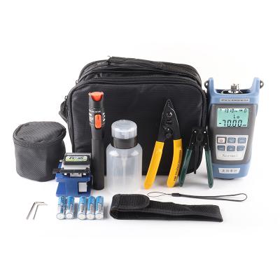 China FTTH FTTB FTTX Network Telcom Equipment Fiber Optic Tool Kit With Cleaver Tester for sale