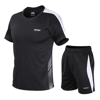 China Special Design Comfortable Short Sleeve Widely Used Loose Sweated Running Suit Breathable for sale