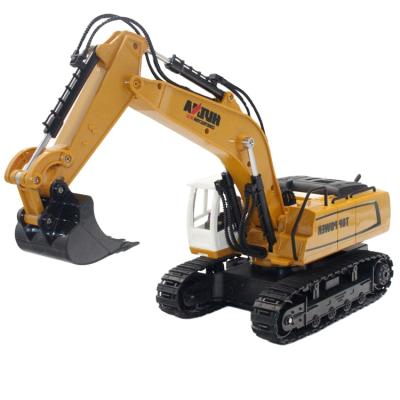 China Newest RC Hobby High Quality Rotate 680 Degrees Activities Price Good Common Excavator Toy Car Scale Model Independently for sale