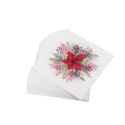 China Hot Selling Professional Printed Cotton Party Custom Printed Napkins For Birthday Party Decoration for sale