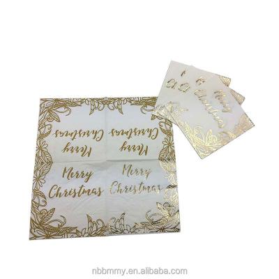 China High Quality Cheap White Hand Printed Airlaid Paper Towel Printed White Towel Luxury for sale