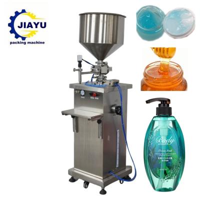 China Food Semi Automatic Shampoo Single Head Piston Stick Shachet Bag Vertical Semi-automatic Filling Machine for sale