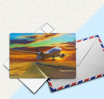 China Japan Customize Plastic 3D Lenticular Printing Postcard 3D Postcard for sale