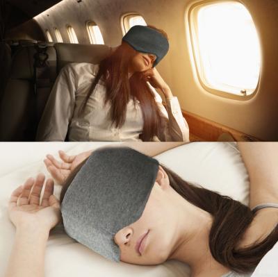 China 2021 Office Embroidery Sleeping Cotton Logo Images Wholesale Custom Eye Mask For Travel for sale