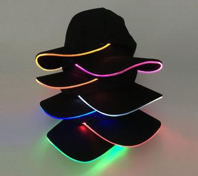 China LED JOINT Hat Lit Glow Party Baseball Cap Praise Hat For Festival Club Stage For Adult Men Women for sale