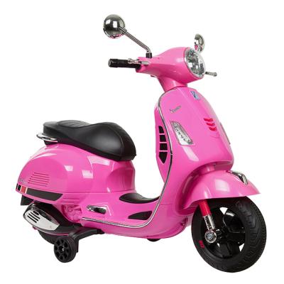 China LED Headlights And Music 2019 New Model VESPA Electric Scooter Ride On Car Toys For Children To Play for sale