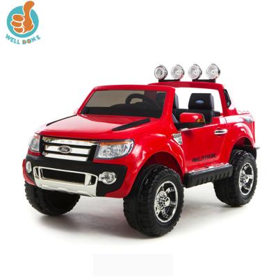 China LED Headlights And Music Hot Selling Licensed Big Ford Ride On Car For Kids Pick Up Truck With Music And Light for sale