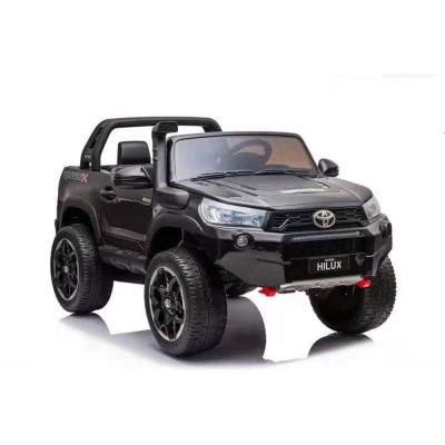 China LED Headlights and Music WDDK-HL850 Licensed Toyota Hilux Electric Car Children 12v Toy Car Kids Electric Car 2 Seater for sale