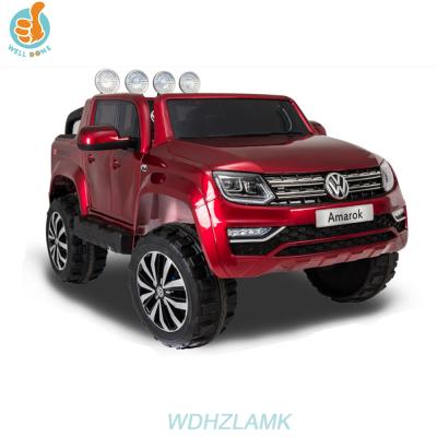 China Ride On Toy WDHZLAMK Licensed Volkswagen Amarok Battery Electric Cars Made In China For Kids Ride On 12V Car for sale