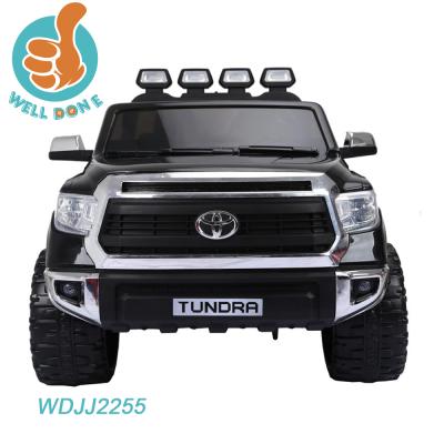 China Ride On Toy Licensed Toy Car For TOYOTA TUNTRA Baby Ride On 2 Seat Big Pickup Vehicle WDJJ2255 for sale