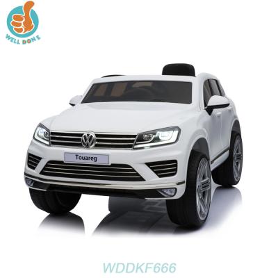 China LED Headlights and Music WDDKF666 Kids Electric Cars 12V Made in China, Perfect Four Wheel Spring Suspension for sale