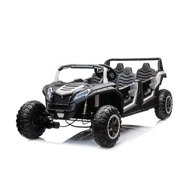 China LED Headlights and Music Children's Car Toys Toy Car To Drive Classic Electric Plastic Four-Door Open Seats UTV Row Four Double Seats for sale