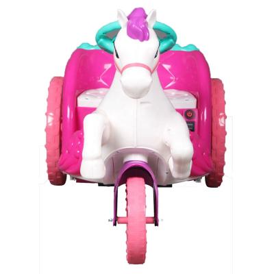 China ZP3888 Music CE Model Ride On Car Baby Sit In Three Wheel Cart LED Headlights And Carriage With Sound And MP3 Car for sale