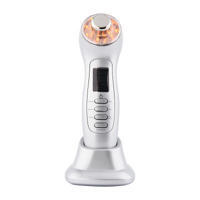 China Skin Tightening New Design HOT Selling Home Use Multifunctional Facial Beauty Massage Vibrator Led Lights Therapy Equipment for sale