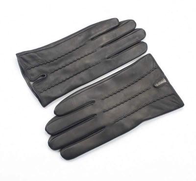 China Cheap High Quality And Good Price Dents Long Black Opera Leather Gloves Repair Cup Welding Leather Gloves for sale