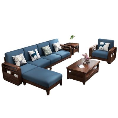 China Other Fabric Aluminum Modern Comfortable Living Room L Shape Sofa Furniture Cover 4 Seats for sale