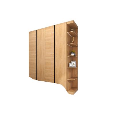 China Factory Supply Adjustable Wardrobes (Height) Bedroom Cabinet Modern Design Professional Aluminum Wardrobes for sale