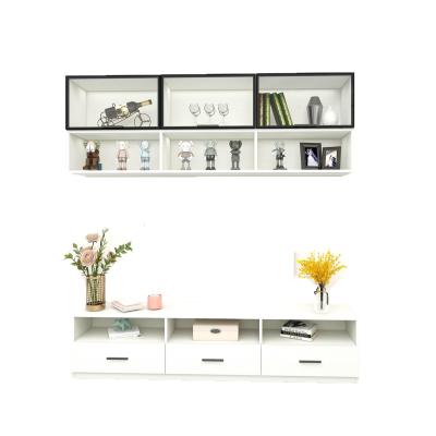 China (Others)Adjustable Modern Simple Living Room Furniture Set Aluminum TV Cabinets Furnitures TV Cabinet Console for sale