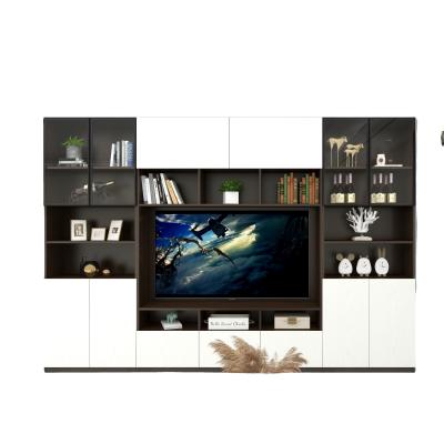 China (Other) New Model Adjustable High Gloss High Quality Led Modern Design Lightweight Retractable Aluminum TV Cabinet TV Cabinet for sale