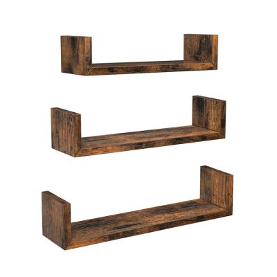 China Wooden Adjustable Stable Storage Metal Kitchen Living Room (Waist) Shelf Display Wall Corner Floating Shelf for sale