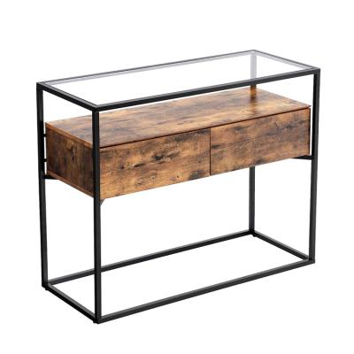 China Vintage Side Table Industrial Console Table (Height) Adjustable Wholesale Furniture Dispensers for sale