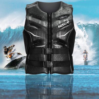 China HISEA Front Zipper Making Supplies Fashion Swimming Adults Float Jacket Marine Safety Life Jacket for sale