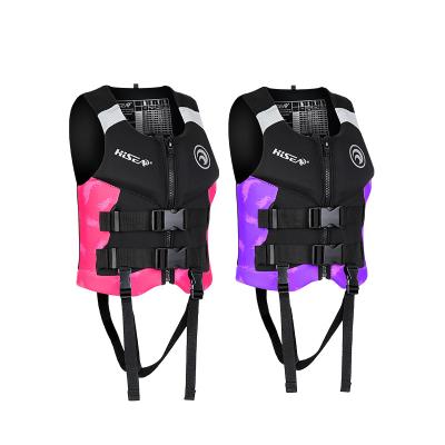 China Front Zipper HISEA Making Supply Hot Sale Kayaking Jacket Women and Men Water Park Life Jackets Life Vest Jacket for sale