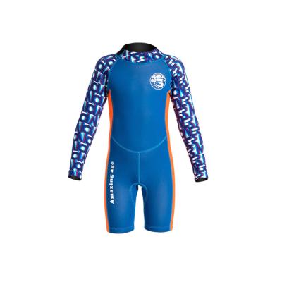 China Full Back Zipper Suit HISEA Custom Design Kids Children Swimming Wetsuit Diving Suit Diving Top Kids Swimming Surfing Wetsuit for sale